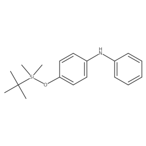 N-[4-(tert-Butyldimethylsilyloxy)phenyl]benzenamine Structure