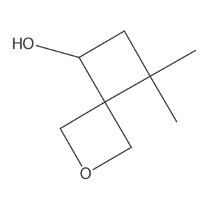 7,7-Dimethyl-2-oxaspiro[3.3]heptan-5-ol结构式