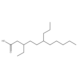 3-Ethyl-6-propylundecanoic acid结构式