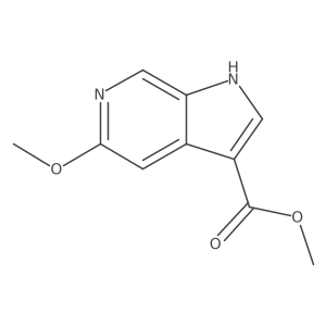 methyl 5-methoxy-1H-pyrrolo[2,3-c]pyridine-3-carboxylate Structure