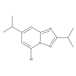 5-Bromo-2,7-bis(propan-2-yl)-[1,2,4]triazolo[1,5-a]pyridine Structure