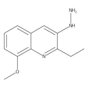 2-Ethyl-3-hydrazinyl-8-methoxyquinoline Structure