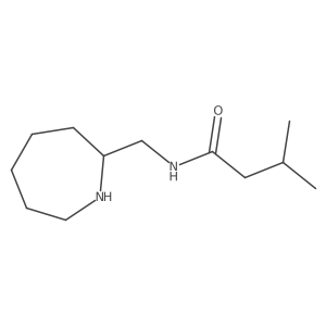 N-[(azepan-2-yl)methyl]-3-methylbutanamide Structure