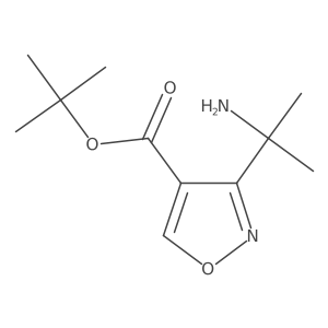 Tert-butyl 3-(2-aminopropan-2-yl)isoxazole-4-carboxylate Structure