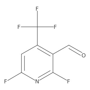 2,6-Difluoro-4-(trifluoromethyl)nicotinaldehyde结构式