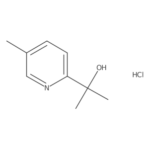 2-(5-Methylpyridin-2-yl)propan-2-ol hydrochloride Structure