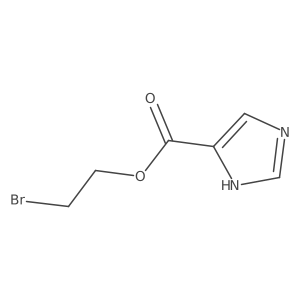 2-bromoethyl 1H-imidazole-5-carboxylate Structure