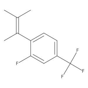 2-Fluoro-1-(3-methylbut-2-en-2-yl)-4-(trifluoromethyl)benzene结构式