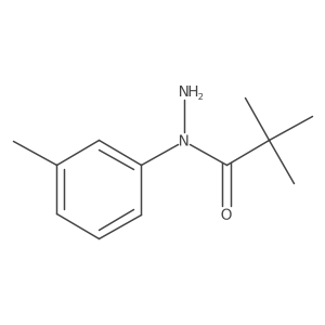 2,2-dimethyl-N-(3-methylphenyl)propanehydrazide Structure