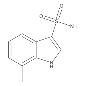 7-methyl-1H-indole-3-sulfonamide Structure