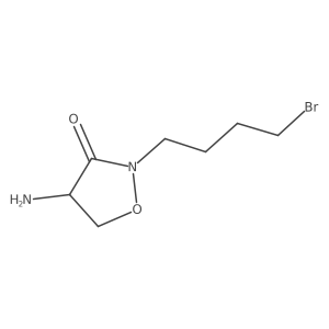 4-Amino-2-(4-bromobutyl)-1,2-oxazolidin-3-one Structure
