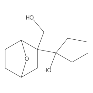 3-[2-(Hydroxymethyl)-7-oxabicyclo[2.2.1]heptan-2-yl]pentan-3-ol结构式