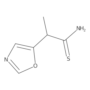 2-(1,3-Oxazol-5-yl)propanethioamide Structure