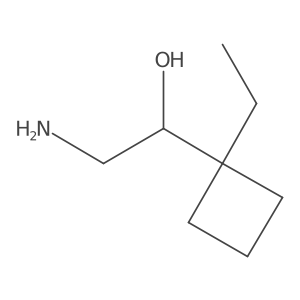 (1R)-2-amino-1-(1-ethylcyclobutyl)ethan-1-ol Structure