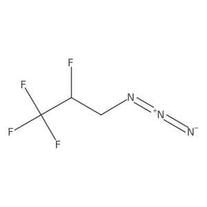 3-Azido-1,1,1,2-tetrafluoropropane结构式