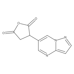 3-{Pyrazolo[1,5-a]pyrimidin-6-yl}oxolane-2,5-dione Structure