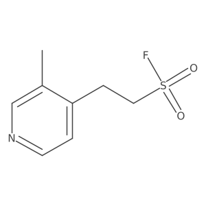 2-(3-Methylpyridin-4-yl)ethane-1-sulfonyl fluoride结构式