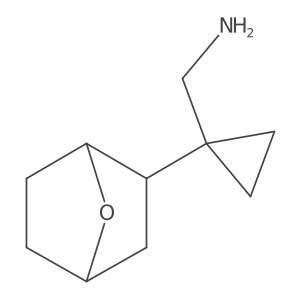 (1-{7-Oxabicyclo[2.2.1]heptan-2-yl}cyclopropyl)methanamine Structure