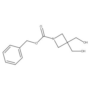 Benzyl 3,3-bis(hydroxymethyl)azetidine-1-carboxylate结构式