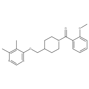 4-{[1-(2-Methoxybenzoyl)piperidin-4-yl]methoxy}-5,6-dimethylpyrimidine结构式