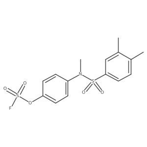 4-(N-methyl-3,4-dimethylbenzenesulfonamido)phenyl sulfurofluoridate结构式