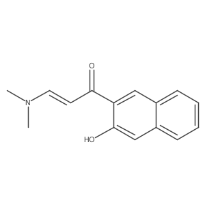 3-(Dimethylamino)-1-(3-hydroxy-2-naphthalenyl)-2-propen-1-one Structure