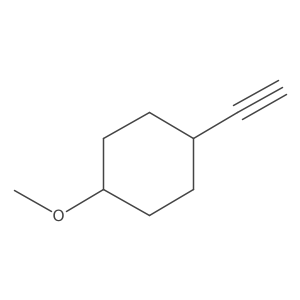 Cyclohexane, 1-ethynyl-4-methoxy-, trans-结构式
