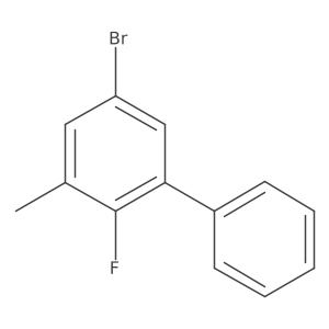 5-Bromo-2-fluoro-3-methyl-1,1'-biphenyl Structure