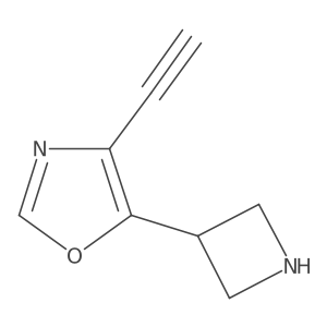 5-(Azetidin-3-yl)-4-ethynyl-1,3-oxazole Structure
