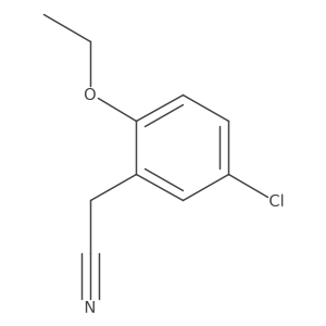 2-(5-Chloro-2-ethoxyphenyl)acetonitrile结构式