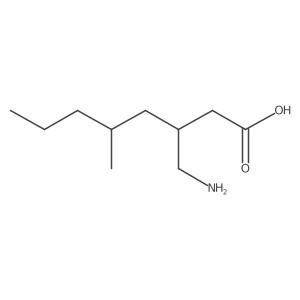 (3S,5S)-3-Aminomethyl-5-methyl-octanoic Acid结构式