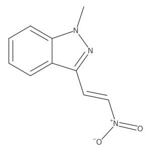 1-methyl-3-(2-nitroethenyl)-1H-indazole Structure