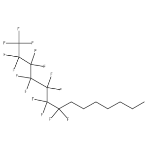 1,1,1,2,2,3,3,4,4,5,5,6,6,7,7-Pentadecafluorotetradecane结构式