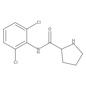 N-(2,6-dichlorophenyl)pyrrolidine-2-carboxamide Structure