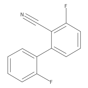 2',3-Difluorobiphenyl-2-carbonitrile Structure
