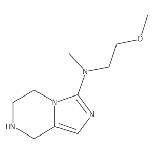 Imidazo[1,5-a]pyrazin-3-amine,5,6,7,8-tetrahydro-n-(2-methoxyethyl)-n-methyl-结构式