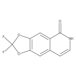 2,2-Difluoro-1,3-dioxolo[4,5-g]isoquinolin-5(6H)-one Structure