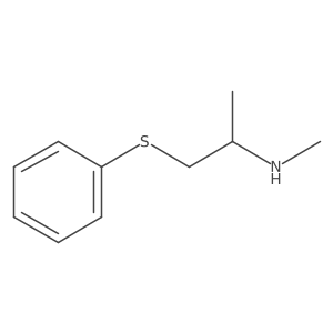 Methyl[1-(phenylsulfanyl)propan-2-yl]amine Structure