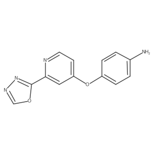 4-(2-[1,3,4]Oxadiazol-2-yl-pyridin-4-yloxy)phenylamine结构式