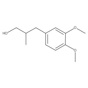3-(3,4-Dimethoxyphenyl)-2-methylpropan-1-ol结构式