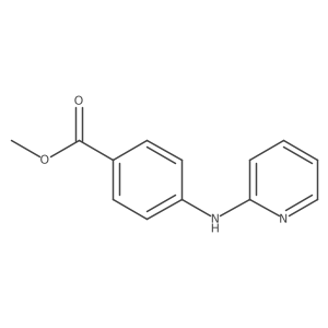 Methyl 4-[(pyridin-2-yl)amino]benzoate结构式