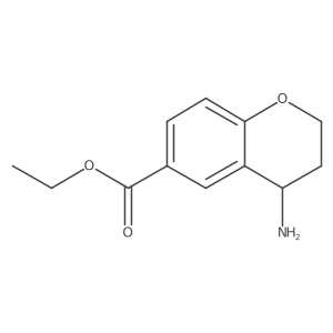 ethyl 4-amino-3,4-dihydro-2H-1-benzopyran-6-carboxylate Structure