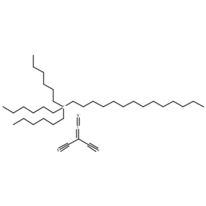 Trihexyltetradecylphosphonium tricyanomethanide结构式