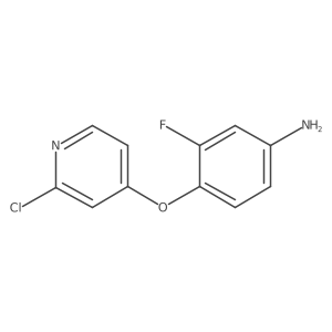 4-(2-Chloropyridin-4-yloxy)-3-fluorobenzenamine Structure