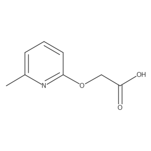 2-((6-Methylpyridin-2-yl)oxy)acetic acid结构式