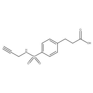3-(4-(N-(Prop-2-yn-1-yl)sulfamoyl)phenyl)propanoic acid Structure