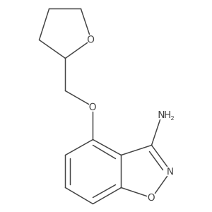 4-(tetrahydrofuran-2-ylmethoxy)-1,2-benzoxazol-3-amine Structure