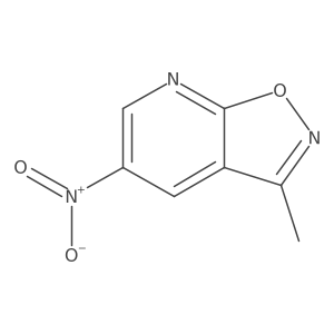 3-Methyl-5-nitro-[1,2]oxazolo[5,4-b]pyridine Structure