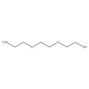 2-(2-(2-Aminoethoxy)ethoxy)ethane-1-thiol Structure
