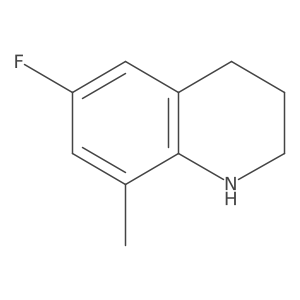 6-Fluoro-8-methyl-1,2,3,4-tetrahydroquinoline Structure